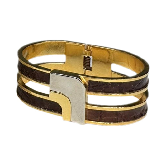 Loewe Twist Gold Steel Bracelet image 1