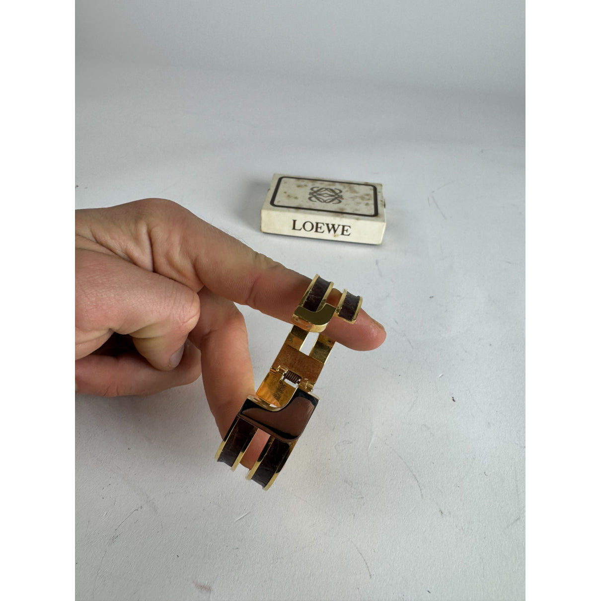 Loewe Twist Gold Steel Bracelet image 4