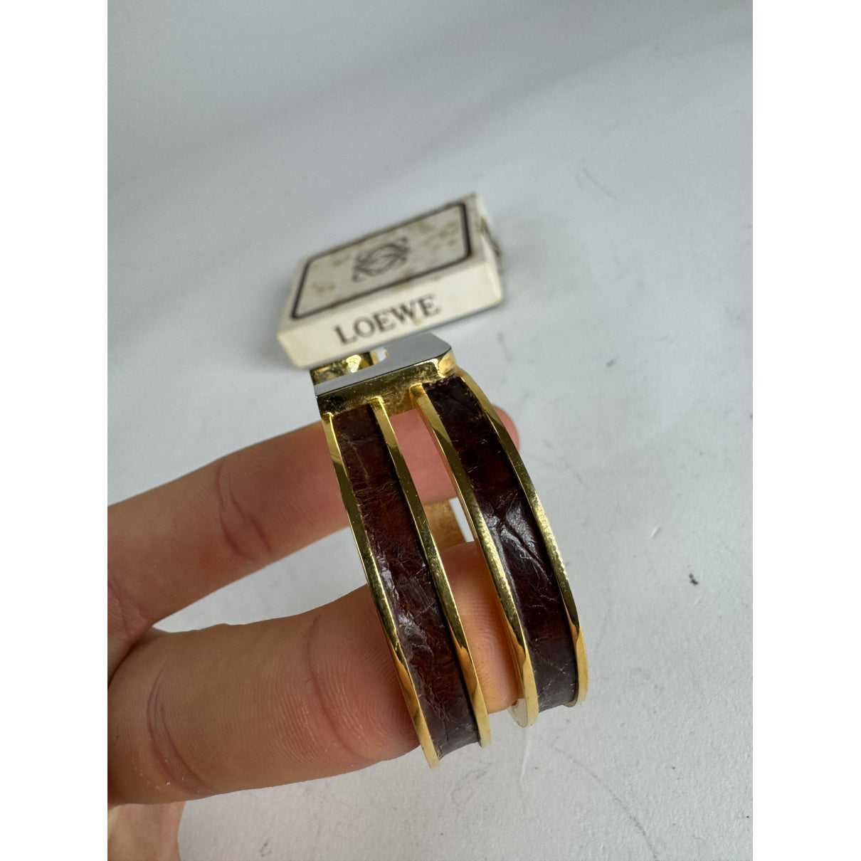 Loewe Twist Gold Steel Bracelet image 5