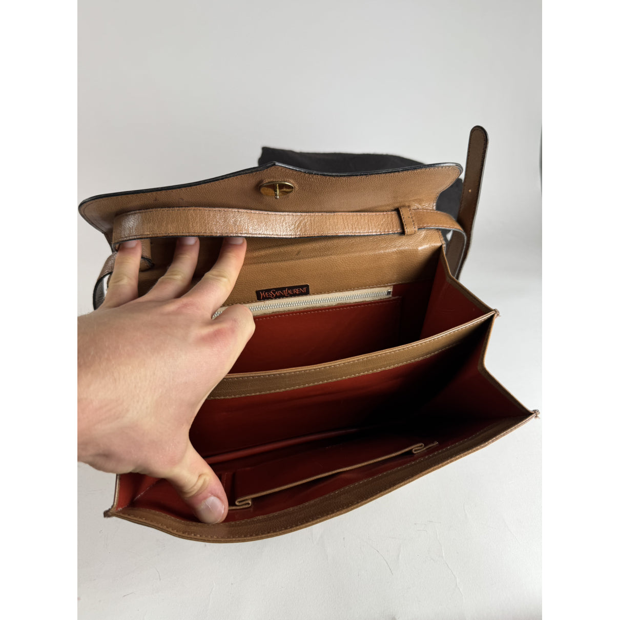 Saint Laurent Satchel Y studs Handbag image 2