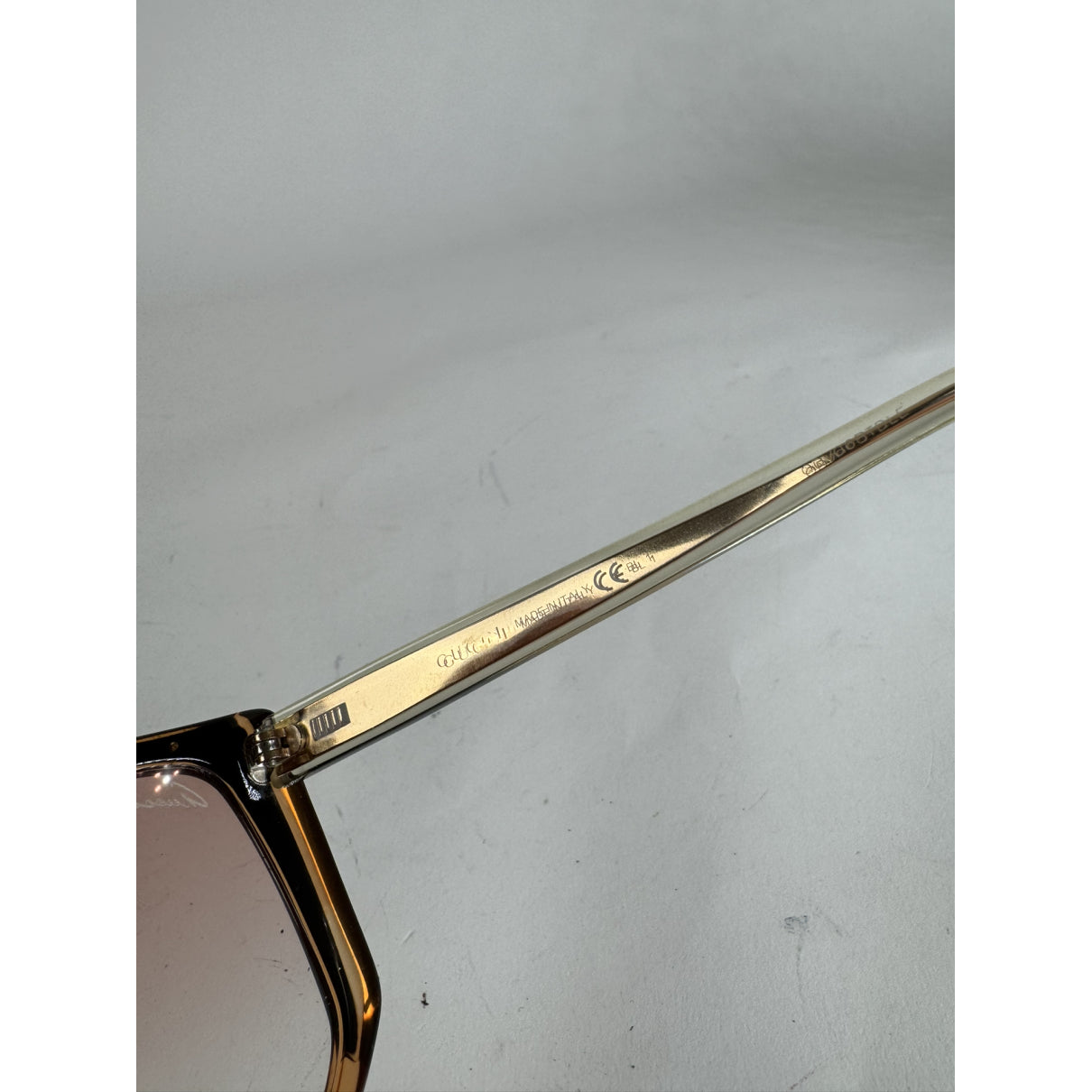 Gucci Orange Plastic Sunglasses image 3