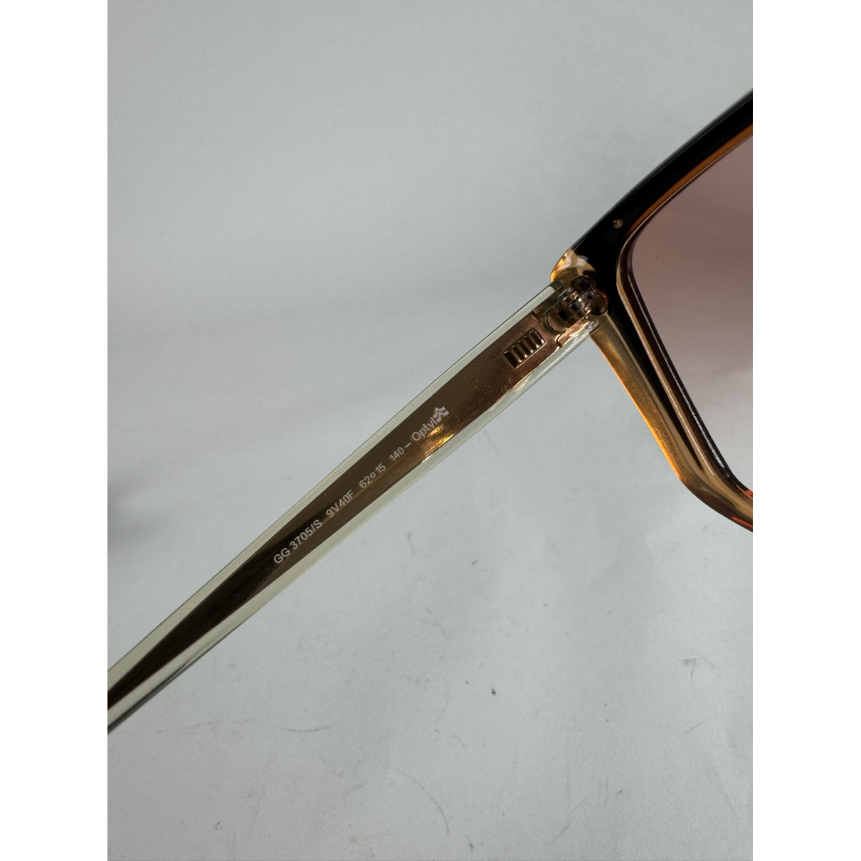 Gucci Orange Plastic Sunglasses image 4