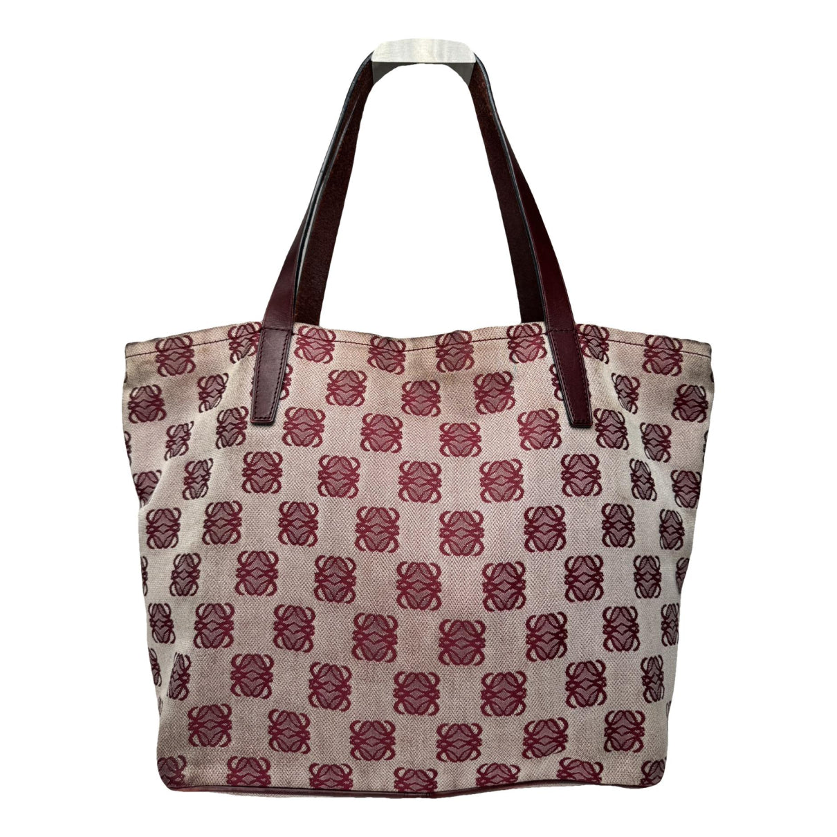 Loewe Paseo Purple Cotton Handbag image 1