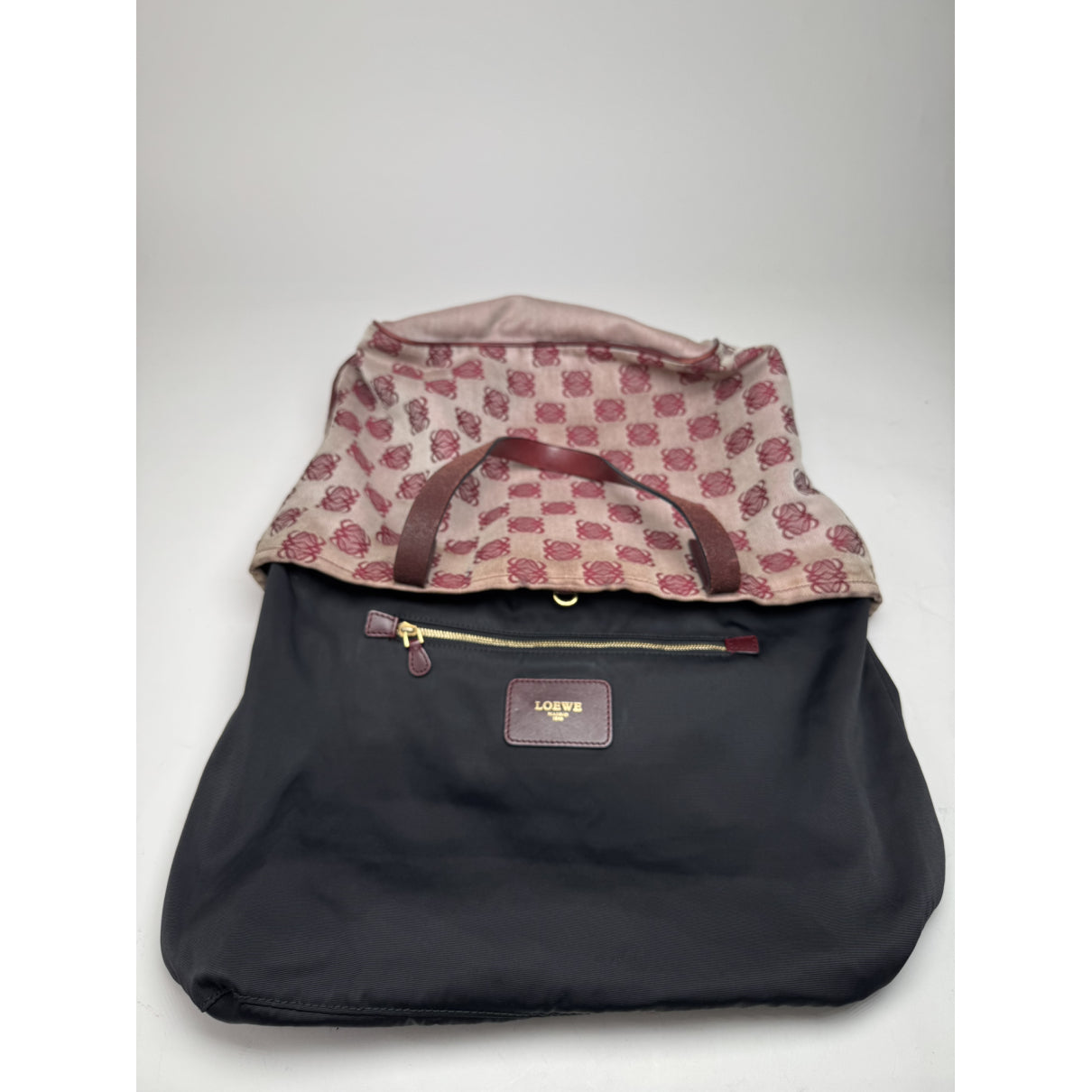 Loewe Paseo Purple Cotton Handbag image 2