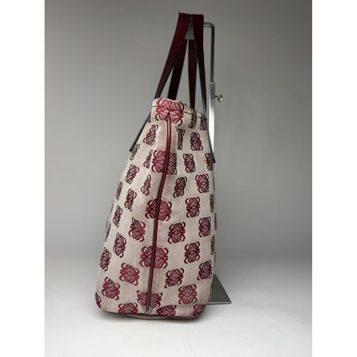 Loewe Paseo Purple Cotton Handbag image 3