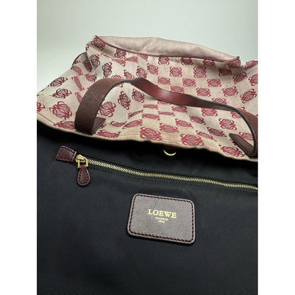 Loewe Paseo Purple Cotton Handbag image 5