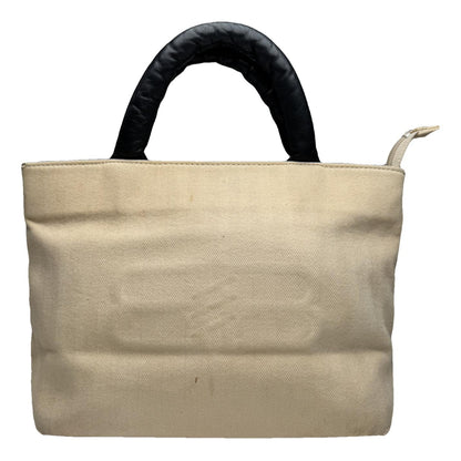 Balenciaga City Beige Cotton Handbag image 1