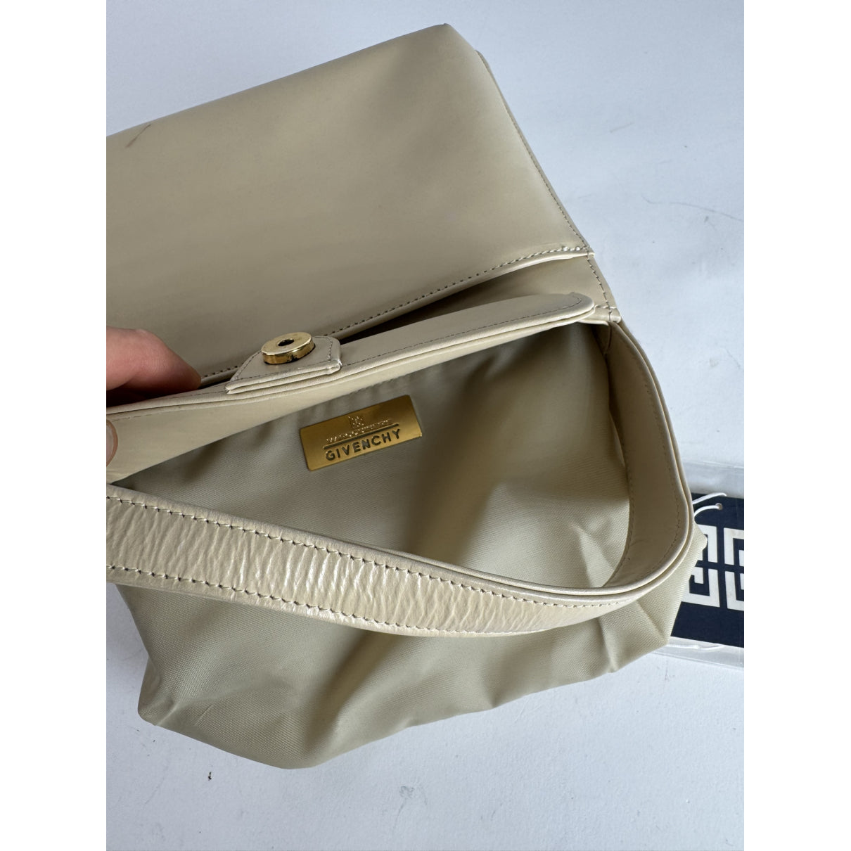 Givenchy Whip Beige Leather Handbag image 3