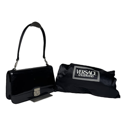 Versace Black Patent Leather Handbag image 1