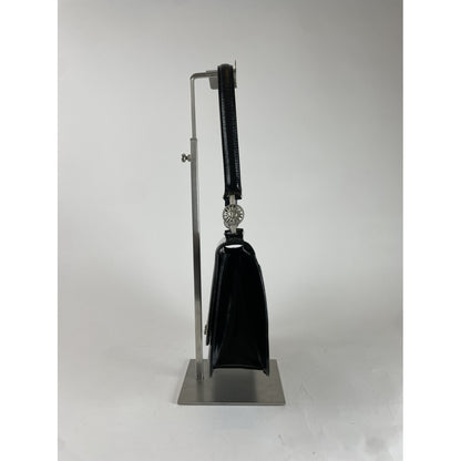 Versace Black Patent Leather Handbag image 4