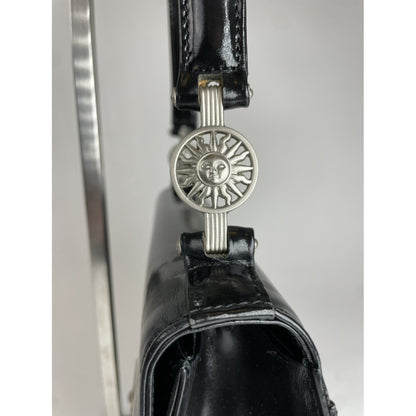 Versace Black Patent Leather Handbag image 5