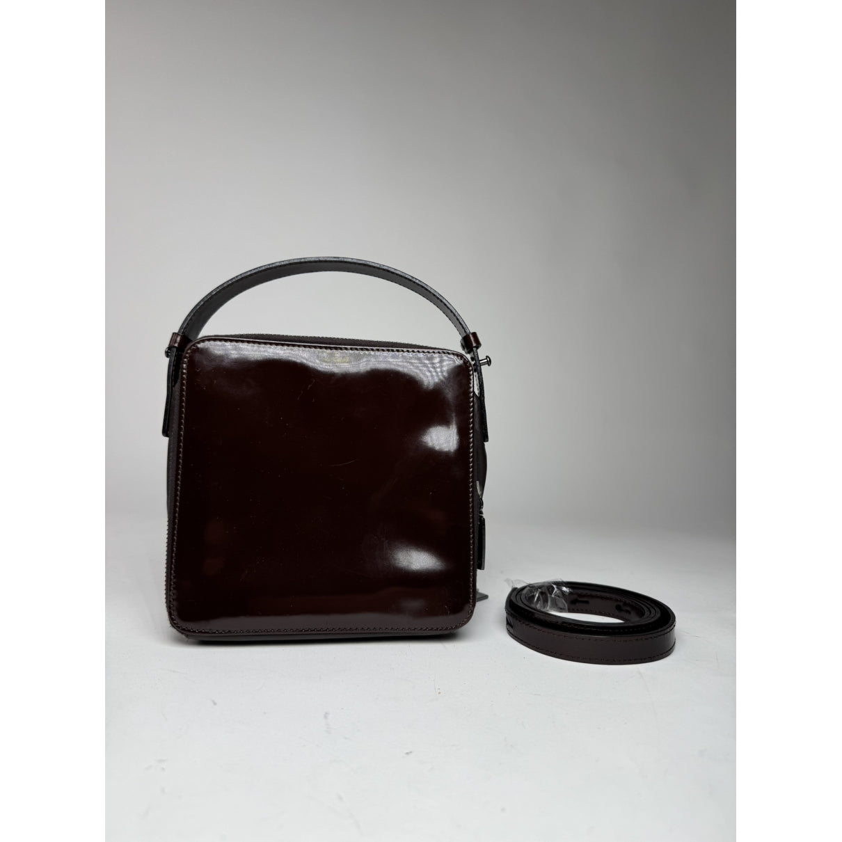 Celine Case flap Purple Patent Leather Handbag image 5