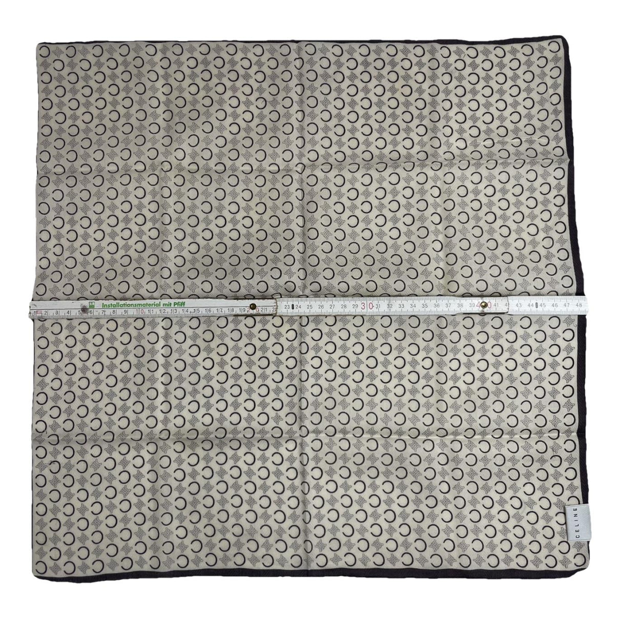 Celine Black Silk Scarf image 1