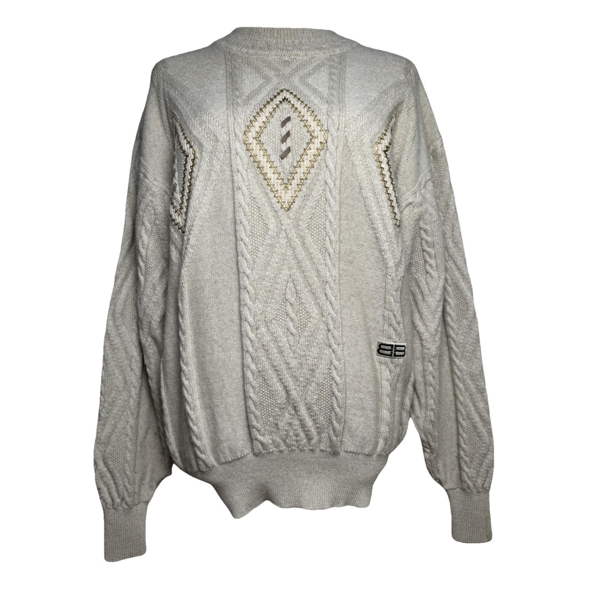 Balenciaga Beige Wool Knitwear image 1