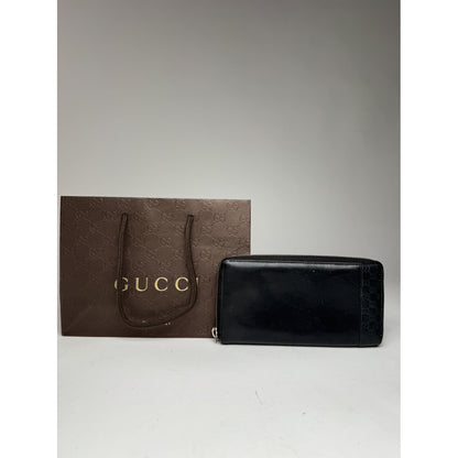Gucci Continental Black Leather Wallet image 3