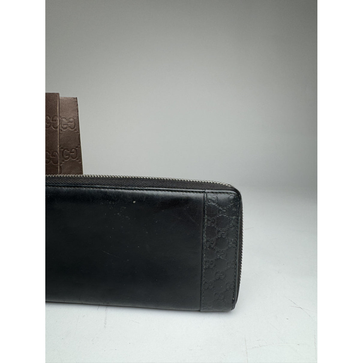 Gucci Continental Black Leather Wallet image 4