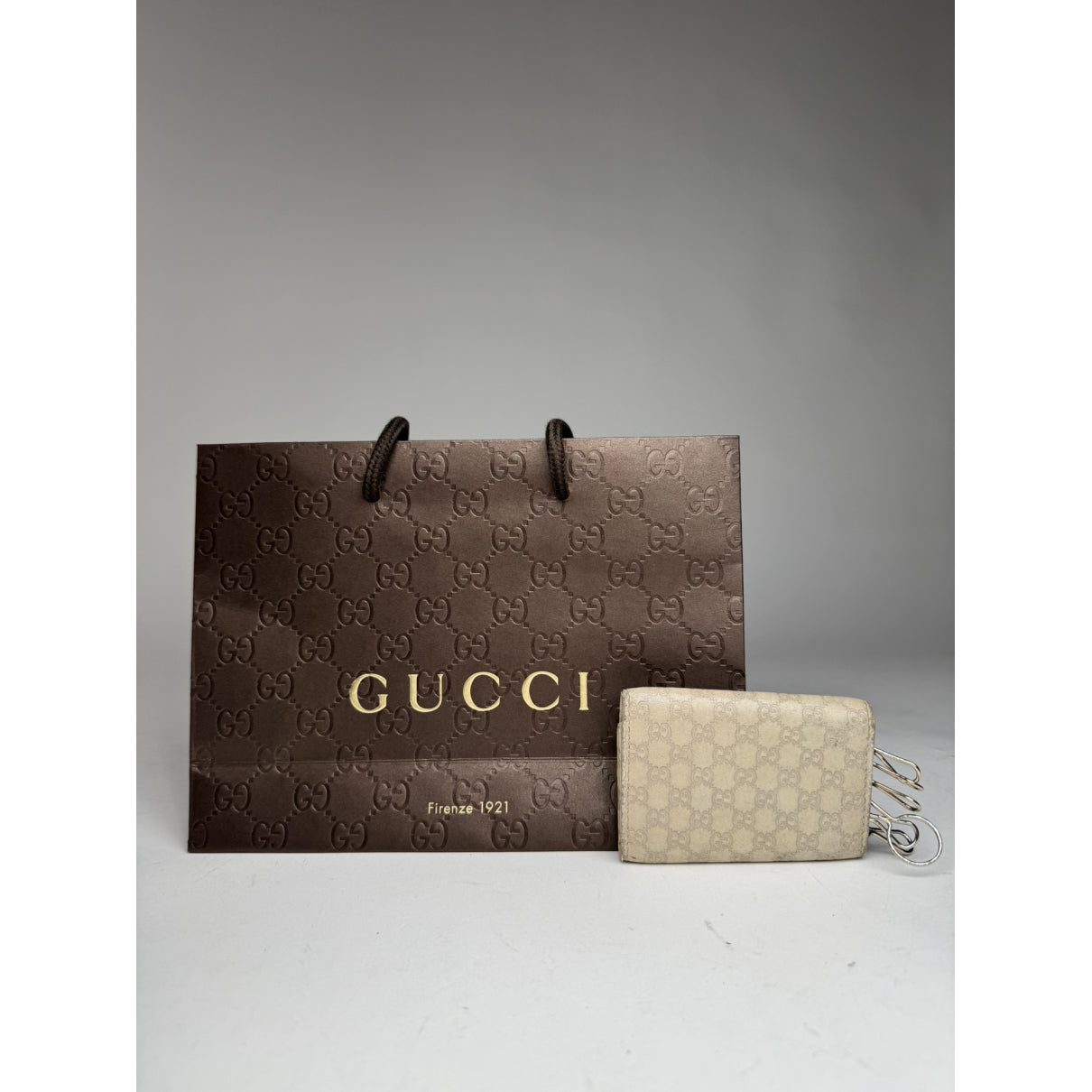 Gucci GG Blooms  White Leather Purse image 2
