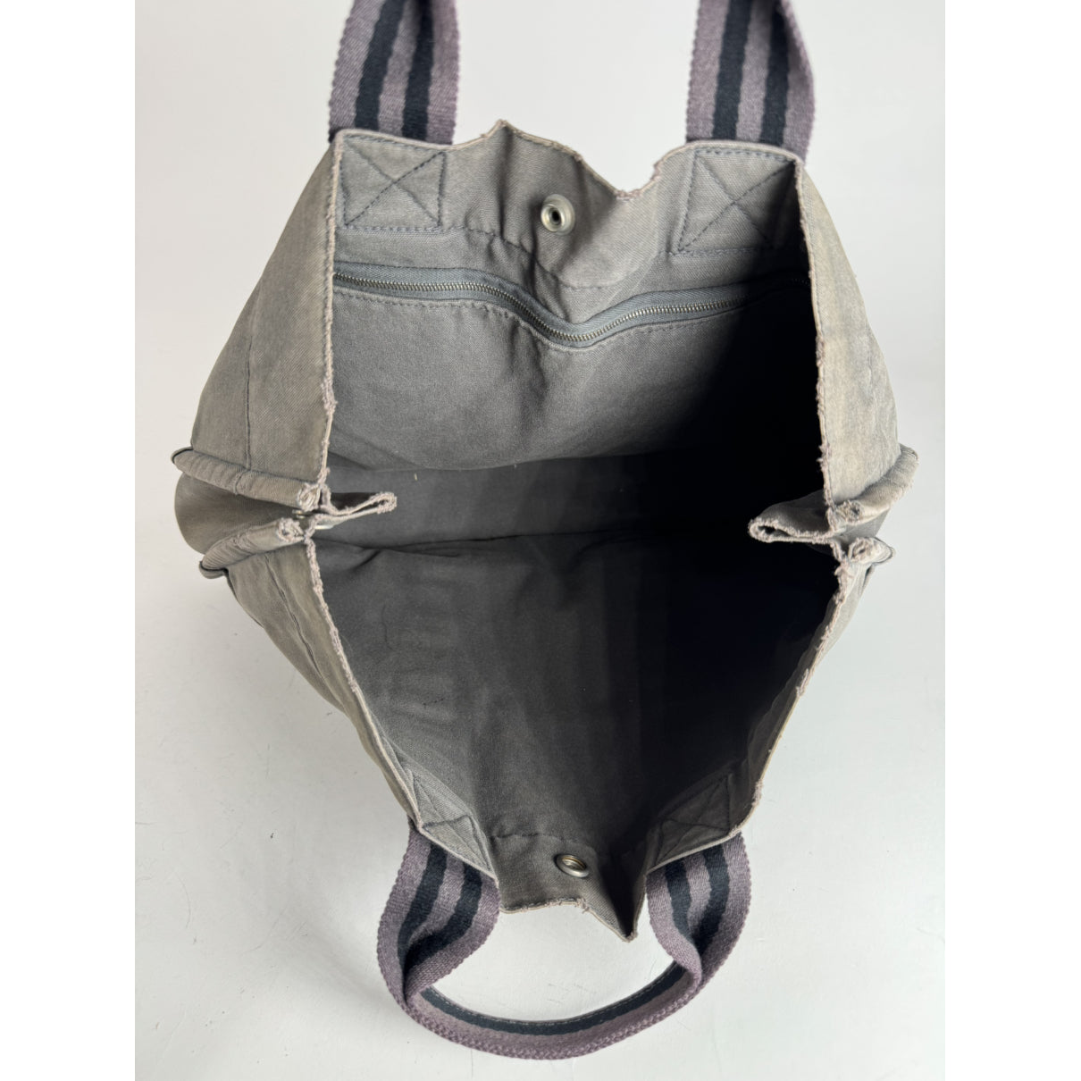 Hermès Grey Cotton Handbag image 2