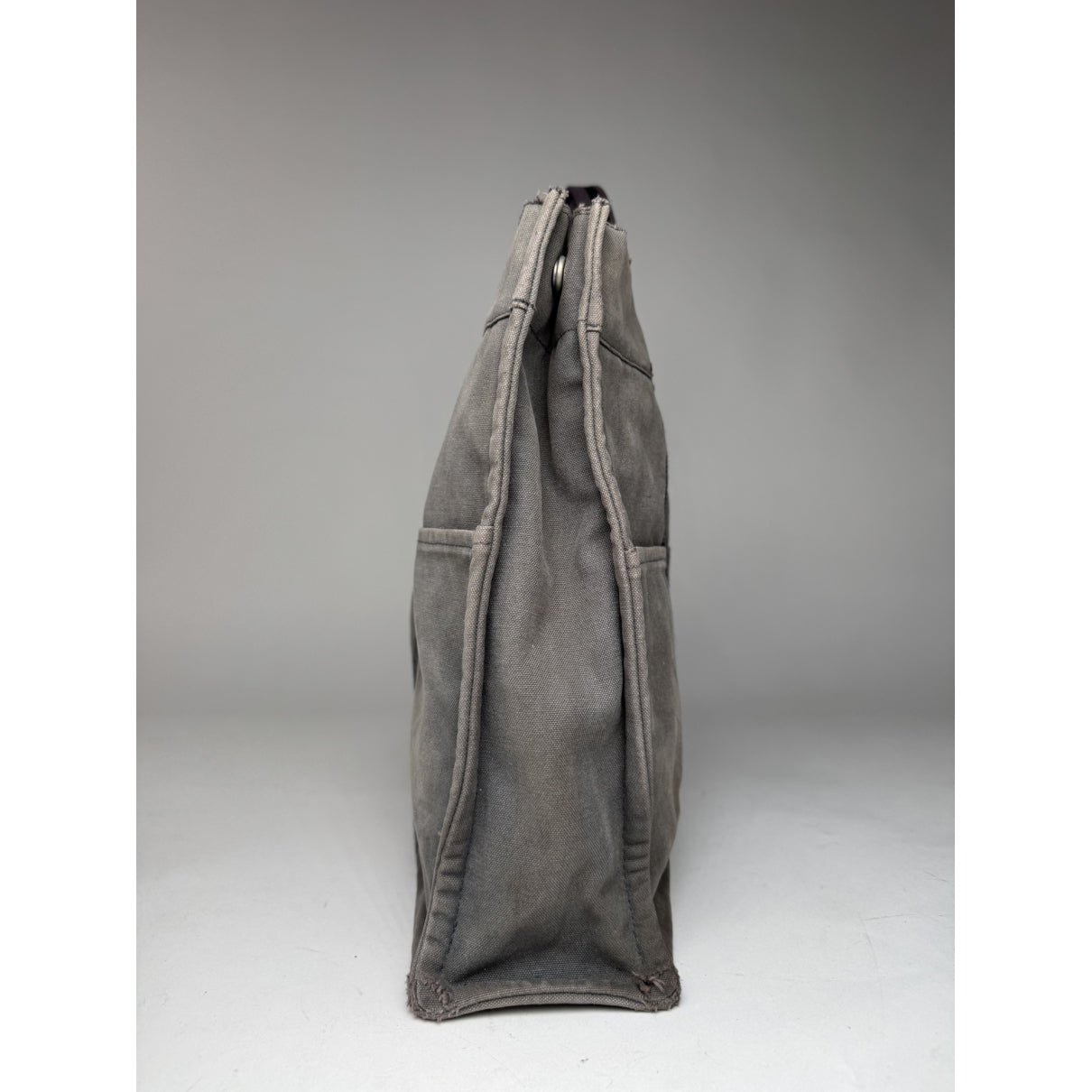 Hermès Grey Cotton Handbag image 4