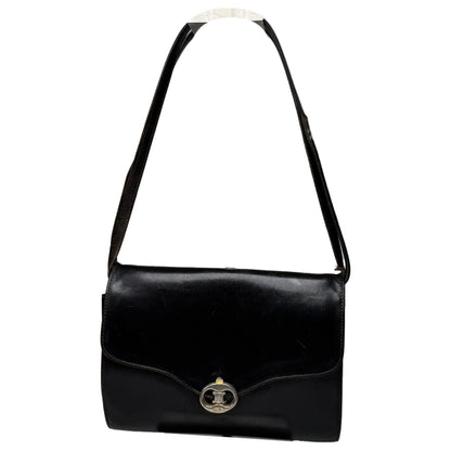 Celine Triomphe Black Leather Handbag image 1