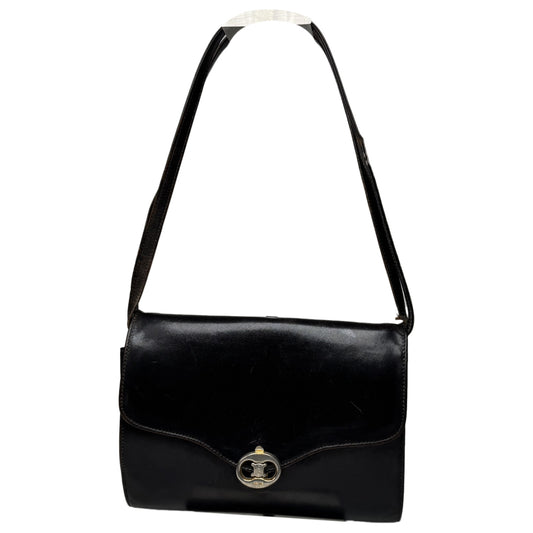 Celine Triomphe Black Leather Handbag image 1