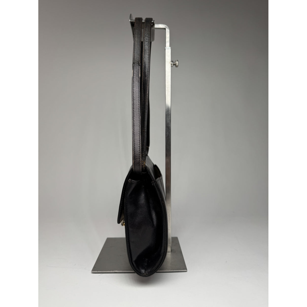 Celine Triomphe Black Leather Handbag image 3