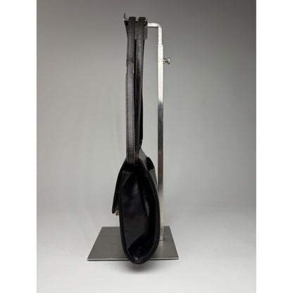 Celine Triomphe Black Leather Handbag image 3