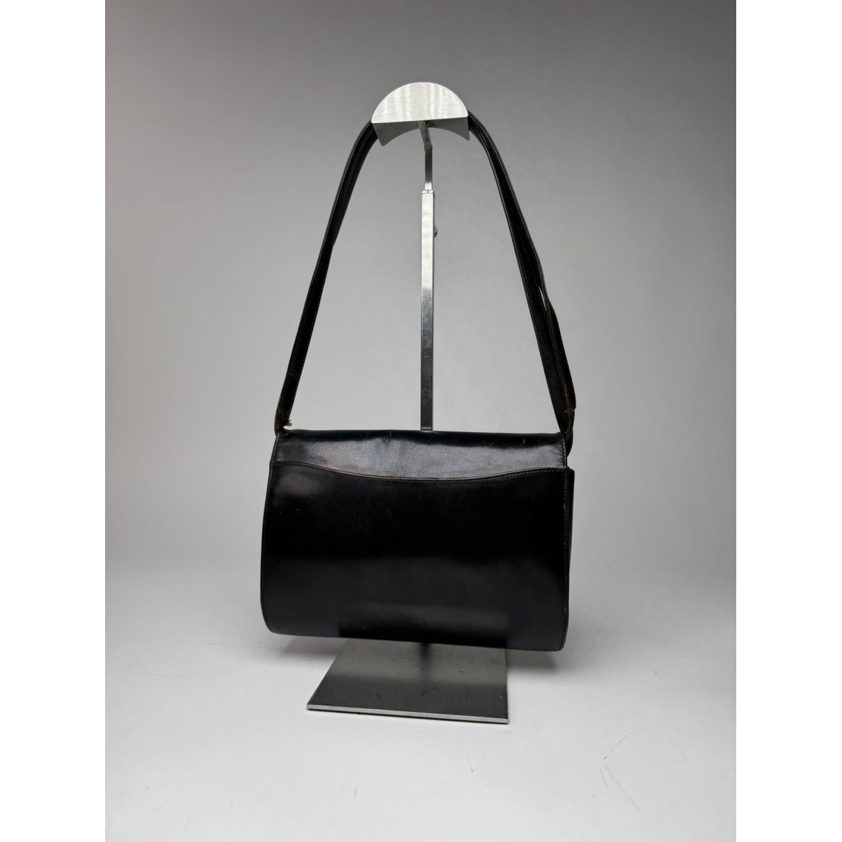 Celine Triomphe Black Leather Handbag image 4
