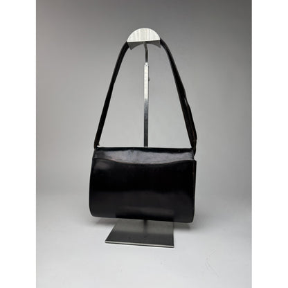 Celine Triomphe Black Leather Handbag image 4