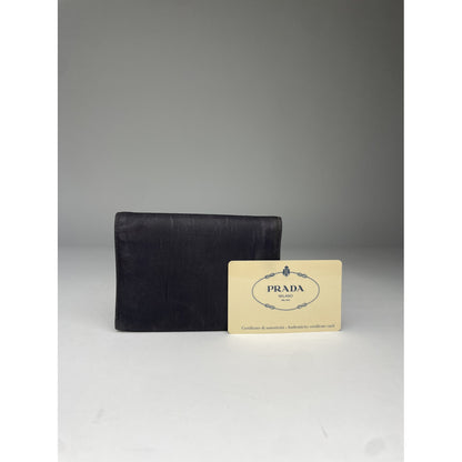 Prada Tessuto  Black Leather Wallet image 2