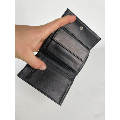 Prada Tessuto  Black Leather Wallet image 4