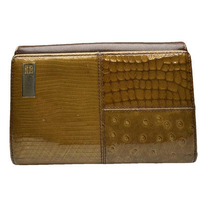 Givenchy GV3 Brown Patent Leather Wallet image 1