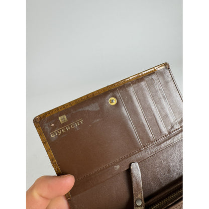 Givenchy GV3 Brown Patent Leather Wallet image 5