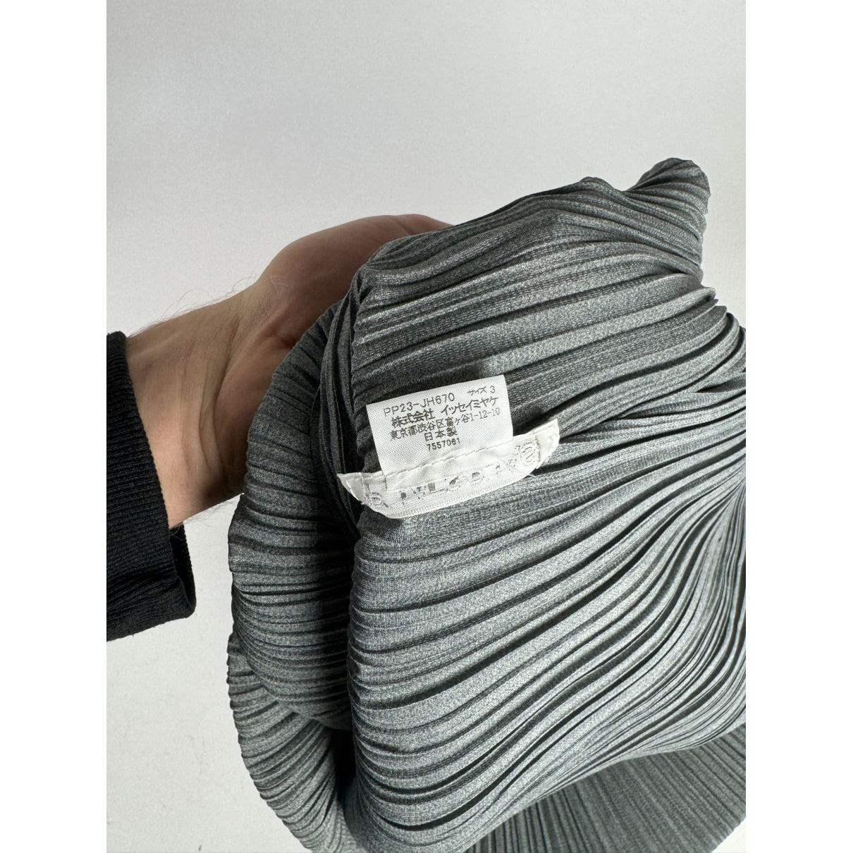 Pleats Please Anthracite Polyester Top image 4