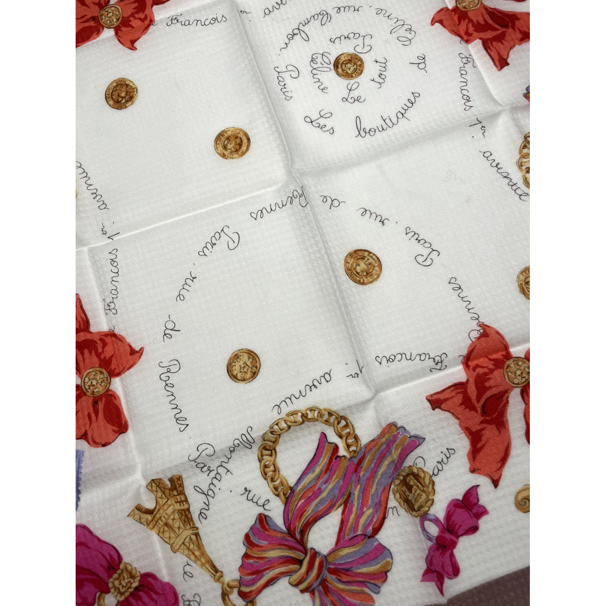 Celine Multicolour Silk Scarf image 3