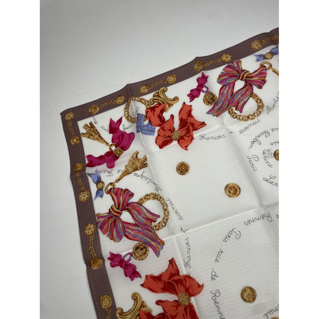 Celine Multicolour Silk Scarf image 4