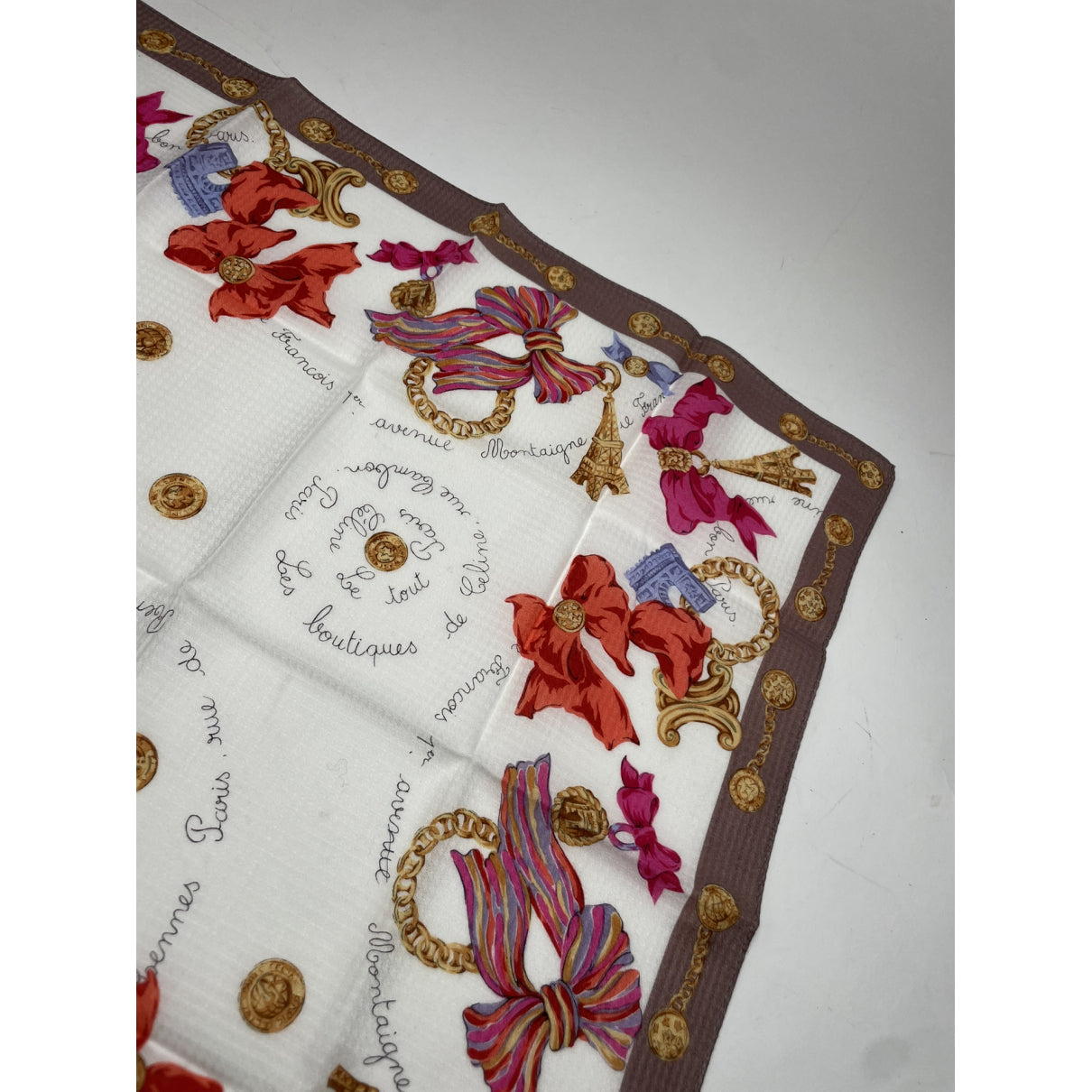 Celine Multicolour Silk Scarf image 5