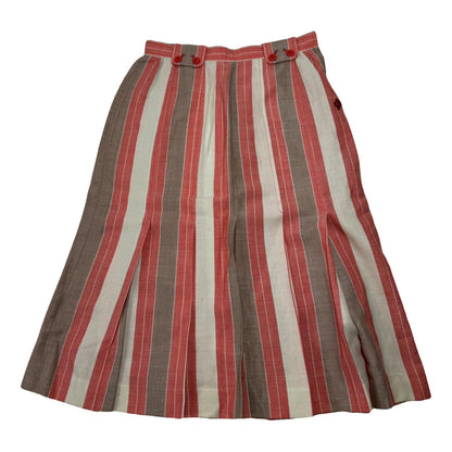 Dior Orange Wool Skirt image 1