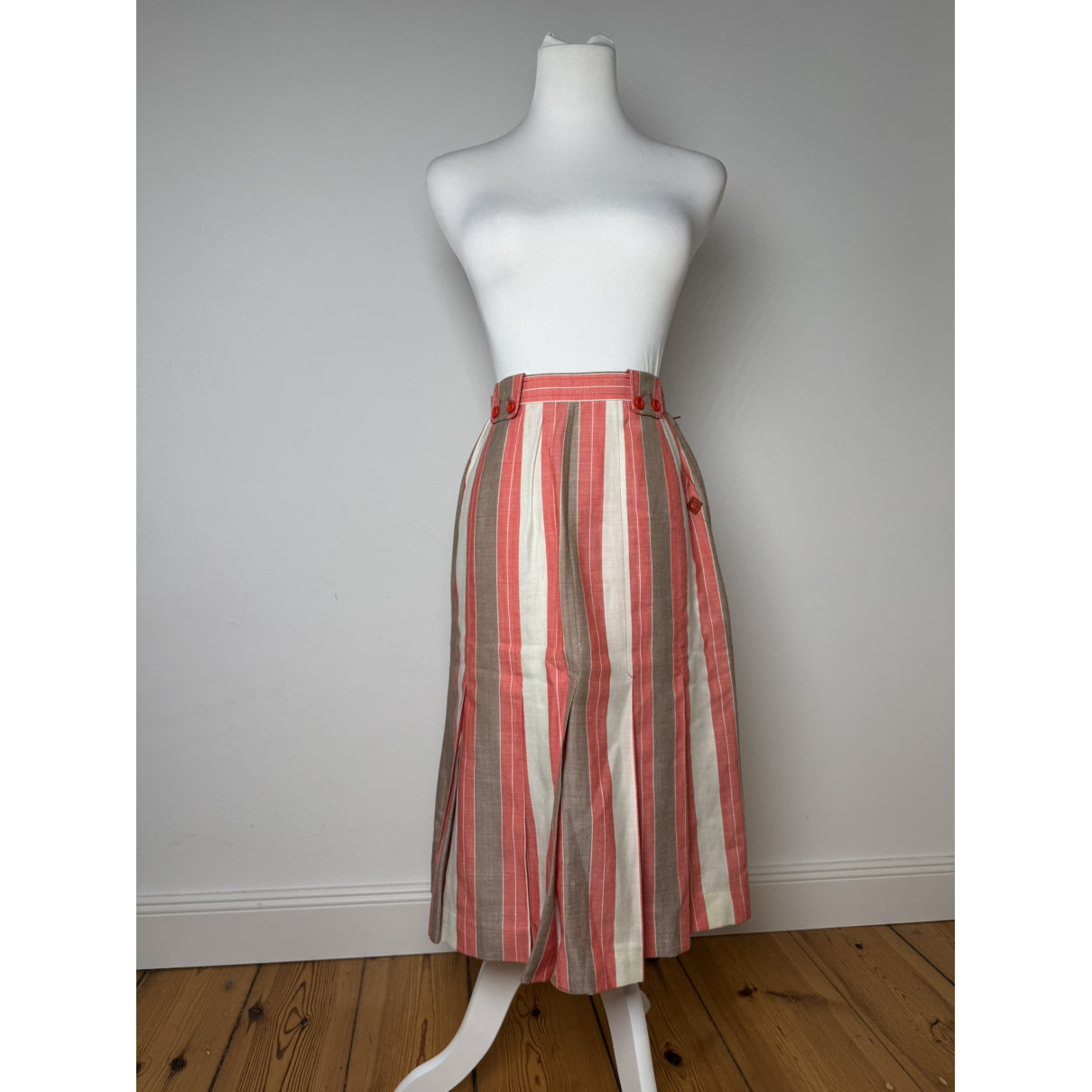 Dior Orange Wool Skirt image 3