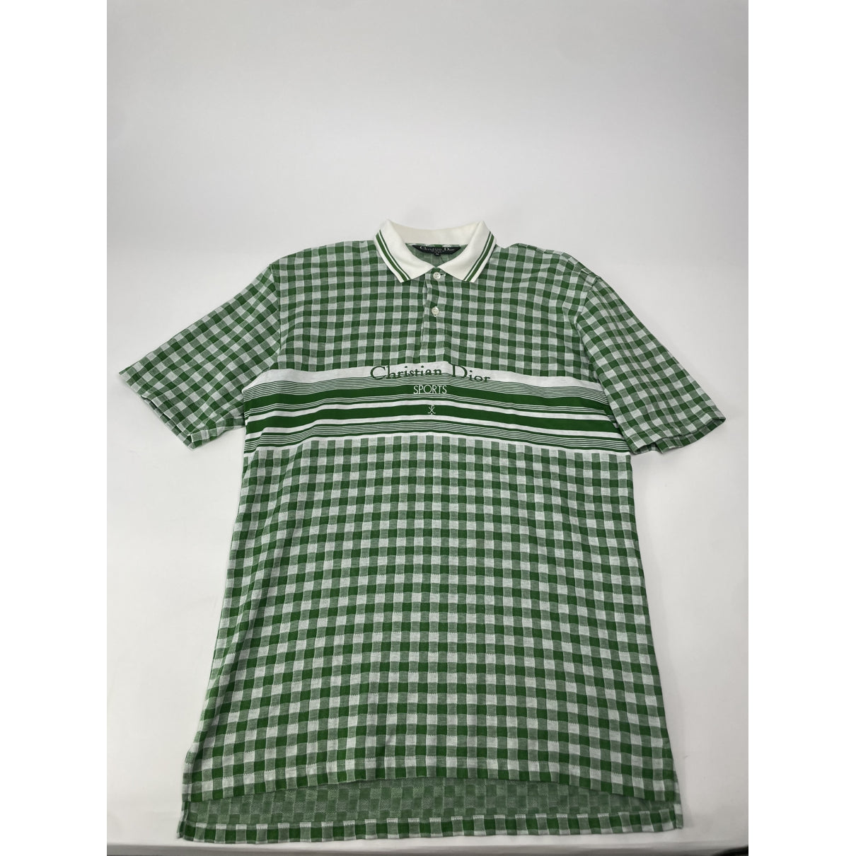Dior Homme Green Cotton Polo Shirt image 5
