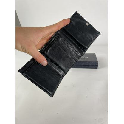 Prada Black Leather Wallet image 4