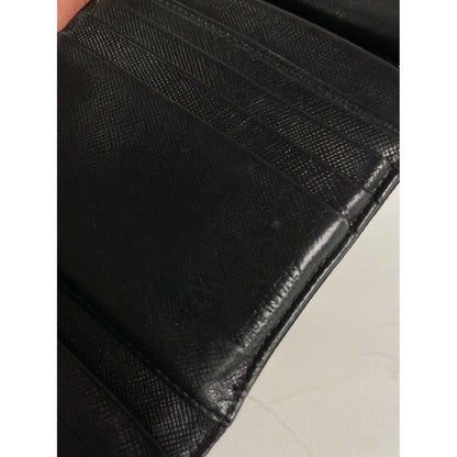 Prada Black Leather Wallet image 5