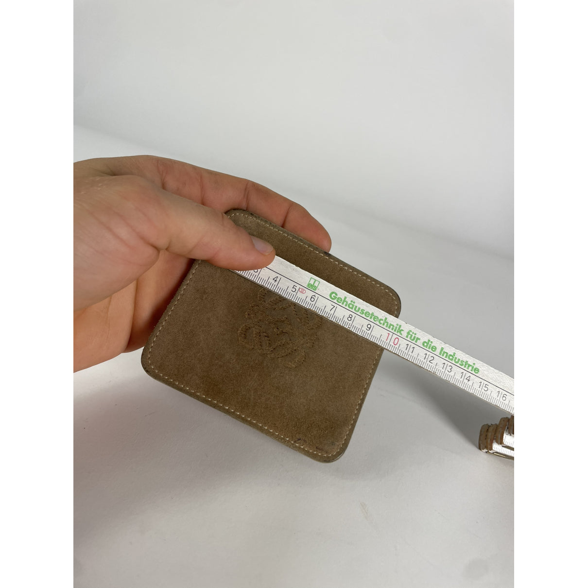 Loewe Puzzle Brown Leather Purse image 3