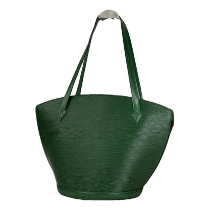 Louis Vuitton Saint Jacques Green Leather Handbag image 1