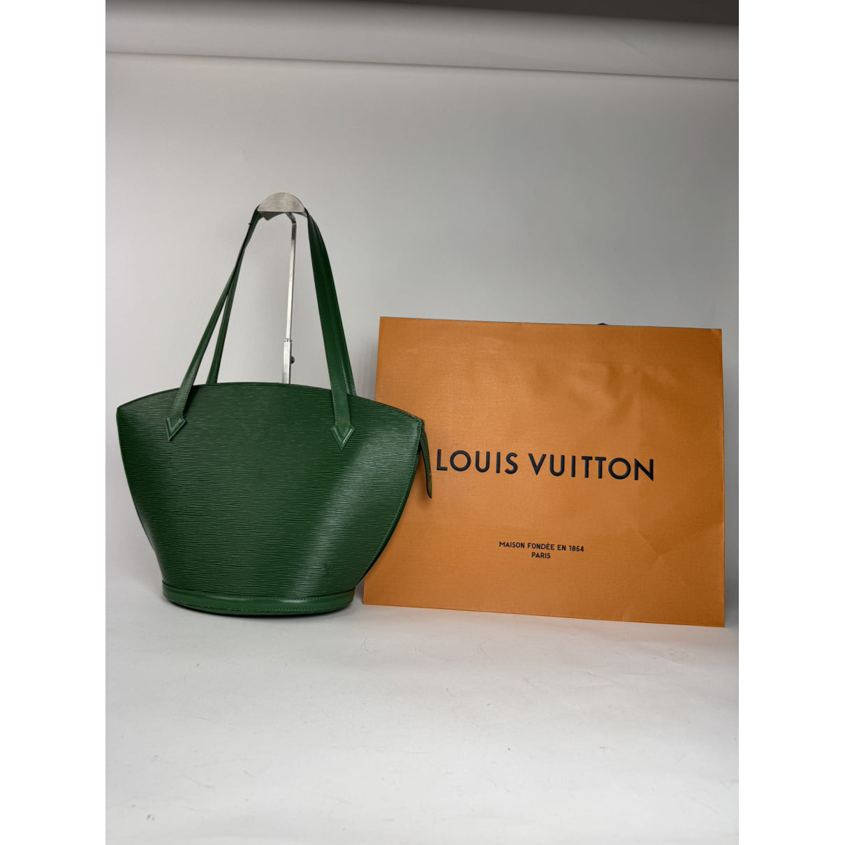 Louis Vuitton Saint Jacques Green Leather Handbag image 2