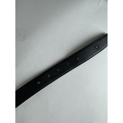 Celine Triomphe Anthracite Leather Belt image 4