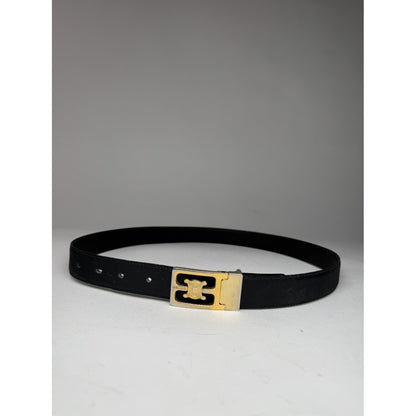 Celine Triomphe Anthracite Leather Belt image 5