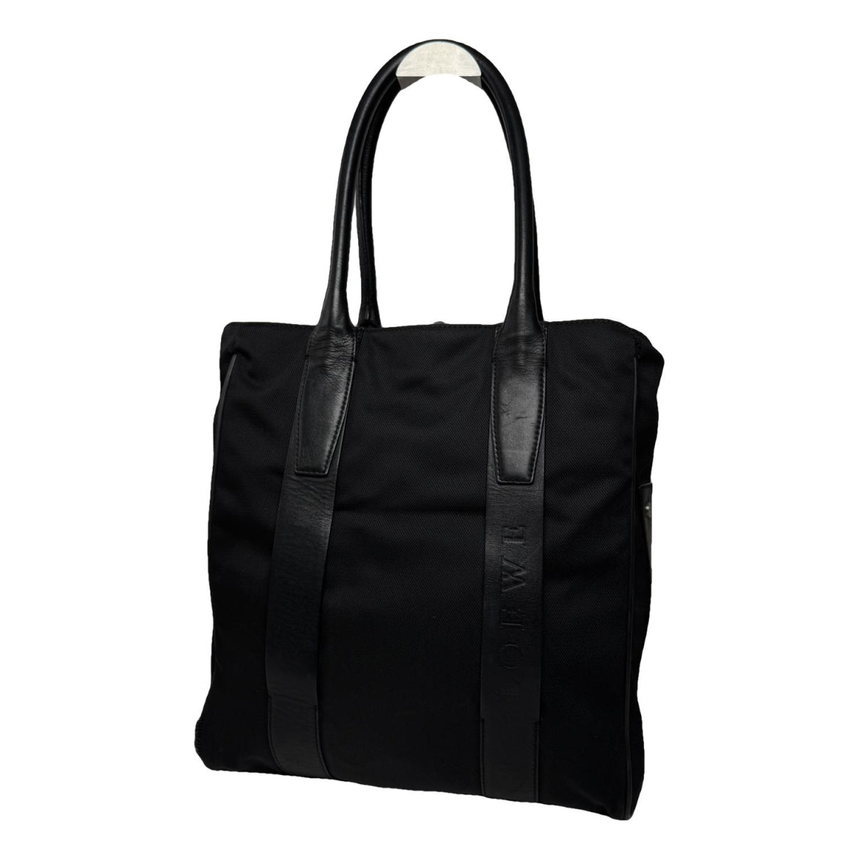 Loewe Puzzle  Black Cotton Handbag image 1