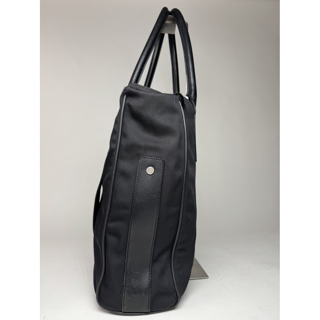 Loewe Puzzle  Black Cotton Handbag image 2