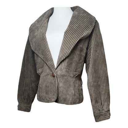 Fendi Brown Leather Trench Coat image 1